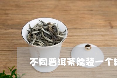 不同普洱茶能装一个罐么/2023103115058