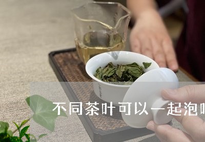 不同茶叶可以一起泡吗/2023092251513