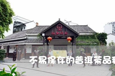 不易保存的普洱茶品种/2023120684059