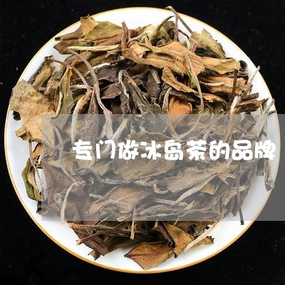 专门做冰岛茶的品牌/2023042674037