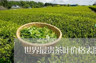 世界最贵茶叶价格表图片大全集/2023053161805