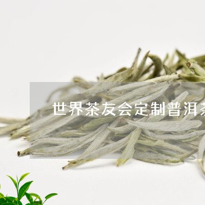 世界茶友会定制普洱茶/2023080395958