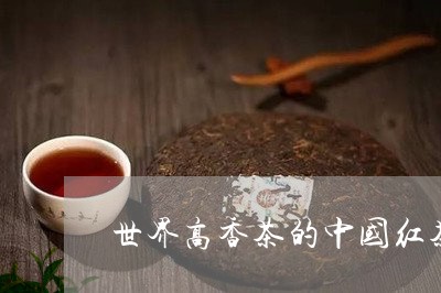 世界高香茶的中国红茶/2023060894958