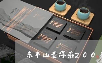 东半山普洱茶200克/2023100520370