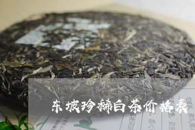 东坡珍稀白茶价格表/2023121625158