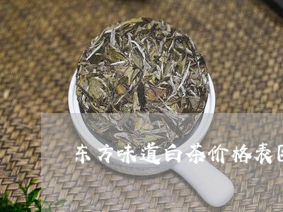 东方味道白茶价格表图片/2023080153915