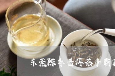 东莞陈年普洱茶争霸赛/2023062383059