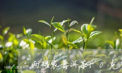 两罐装普洱茶50克多少钱/2023112414826