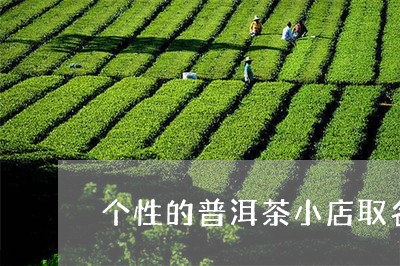 个性的普洱茶小店取名字/2023112852706