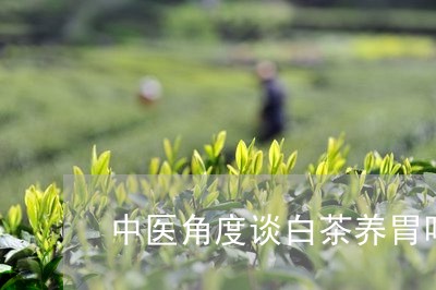 中医角度谈白茶养胃吗/2023092703616