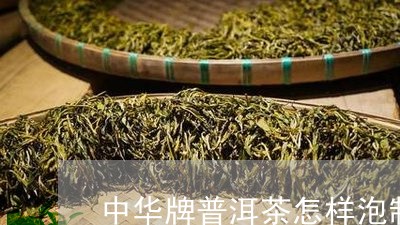 中华牌普洱茶怎样泡制好/2023112825028