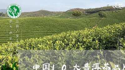 中国10大普洱茶品牌排行榜第一/2023060259471