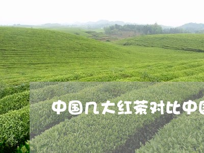 中国几大红茶对比中国红茶四大名茶/2023060420405