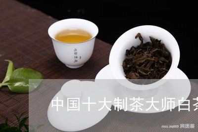 中国十大制茶大师白茶/2023092727048