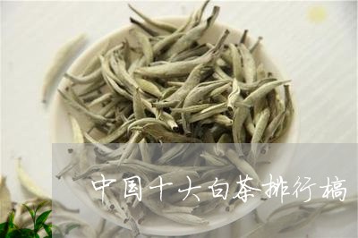 中国十大白茶排行榜/2023121621591