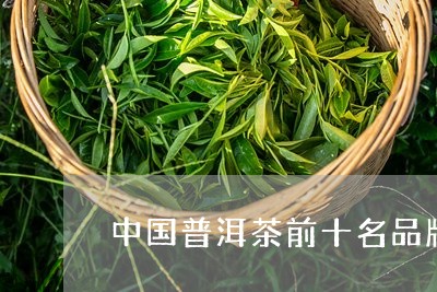 中国普洱茶前十名品牌/2023092542926