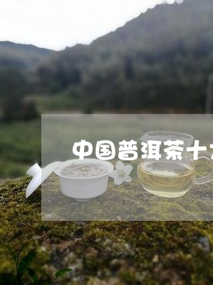 中国普洱茶十大品牌排行榜图片/2023053033037