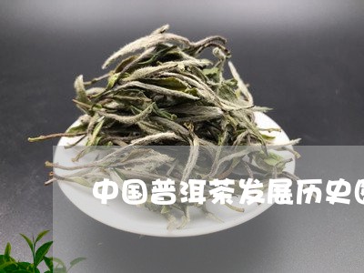 中国普洱茶发展历史图表/2023082831604