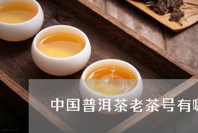 中国普洱茶老茶号有哪些/2023103162716