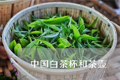 中国白茶杯和茶壶/2023061491502