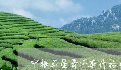 中粮五星普洱茶价格表/2023061482606