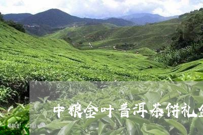 中粮金叶普洱茶饼礼盒/2023073048270