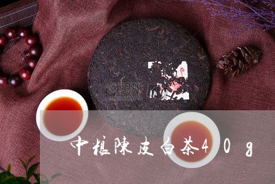 中粮陈皮白茶40g/2023071449594