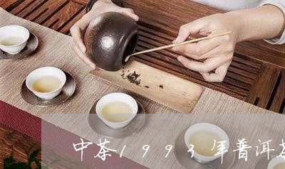 中茶1993年普洱茶/2023062847463