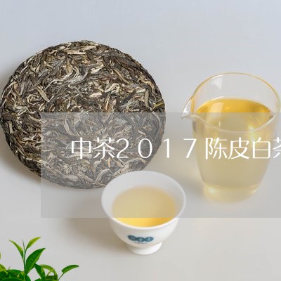 中茶2017陈皮白茶/2023092751582