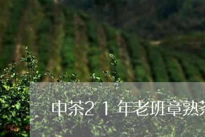 中茶21年老班章熟茶/2023071456051