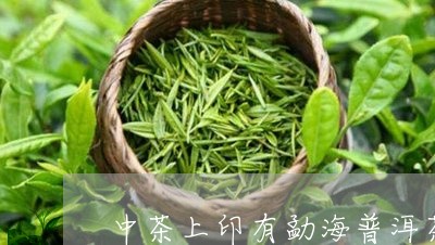 中茶上印有勐海普洱茶/2023080284038