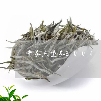 中茶六堡茶2004年多特利六堡茶/2023060450504