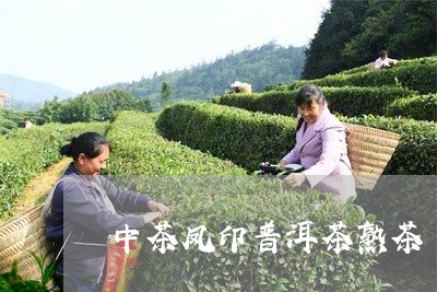 中茶凤印普洱茶熟茶/2023082703039