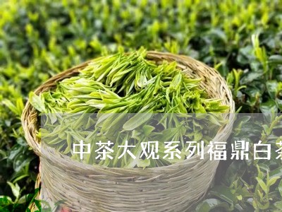 中茶大观系列福鼎白茶/2023120817291