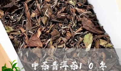 中茶普洱茶10年/2023070929460