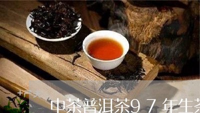 中茶普洱茶97年生茶/2023080304826