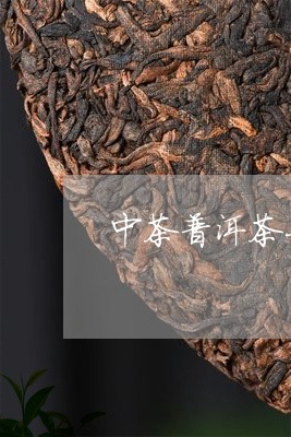 中茶普洱茶七子饼熟茶/2023080370894