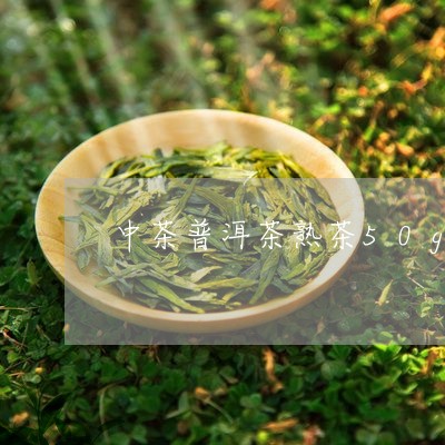 中茶普洱茶熟茶50g/2023100704937