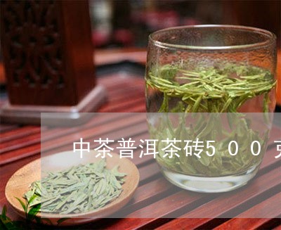 中茶普洱茶砖500克/2023100617279