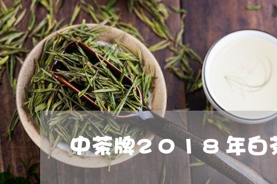 中茶牌2018年白茶/2023092702926