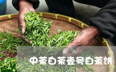 中茶白茶壹号白茶饼/2023081113161