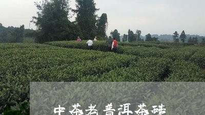 中茶老普洱茶砖/2023082644615