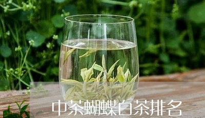 中茶蝴蝶白茶排名/2023061449602