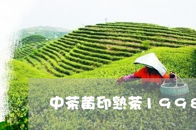 中茶黄印熟茶1998年中茶凤庆/2023060317370