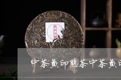 中茶黄印熟茶中茶黄印生茶真假比较/2023060457492