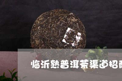 临沂熟普洱茶渠道招商加盟/2023051052759