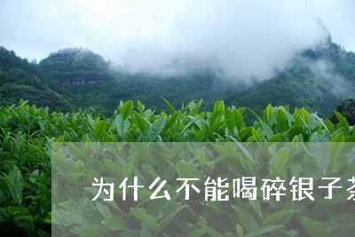 为什么不能喝碎银子茶/2023071584937