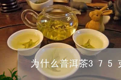 为什么普洱茶375克/2023100664925