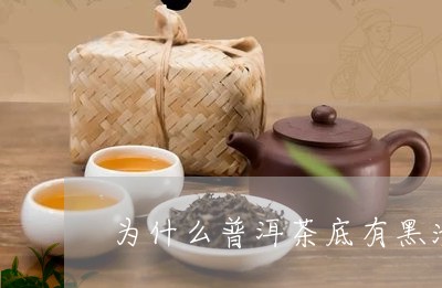 为什么普洱茶底有黑渣/2023061750493