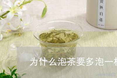 为什么泡茶要多泡一杯/2023092099592